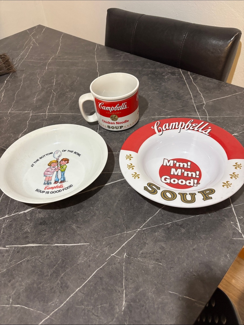 Campbell's Red & White misc Bowl and Mug combo